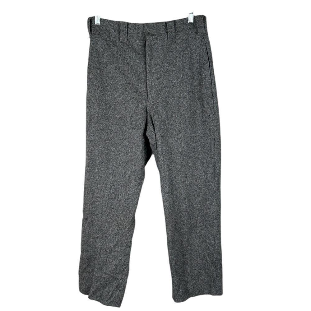 Woolrich Men's Vintage Gray Wool Blend‎ Classic Business Career Pants Size 32